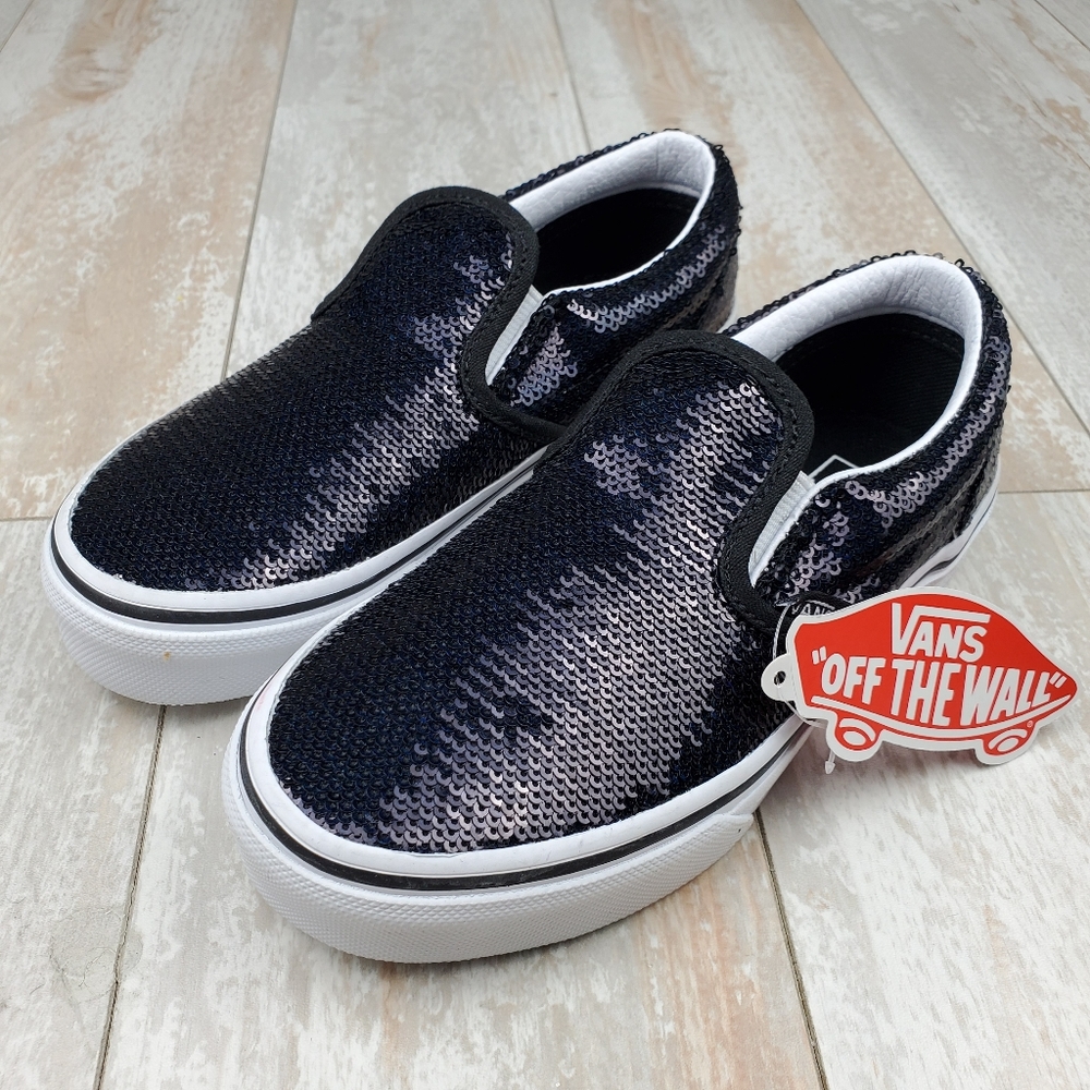 Vans Classic Slip On Micro Sequins Black